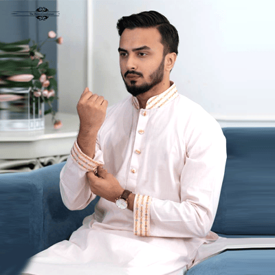 Stylish Premium Light Brown Panjabi For Men Stylish Premium Light Brown Panjabi For Men